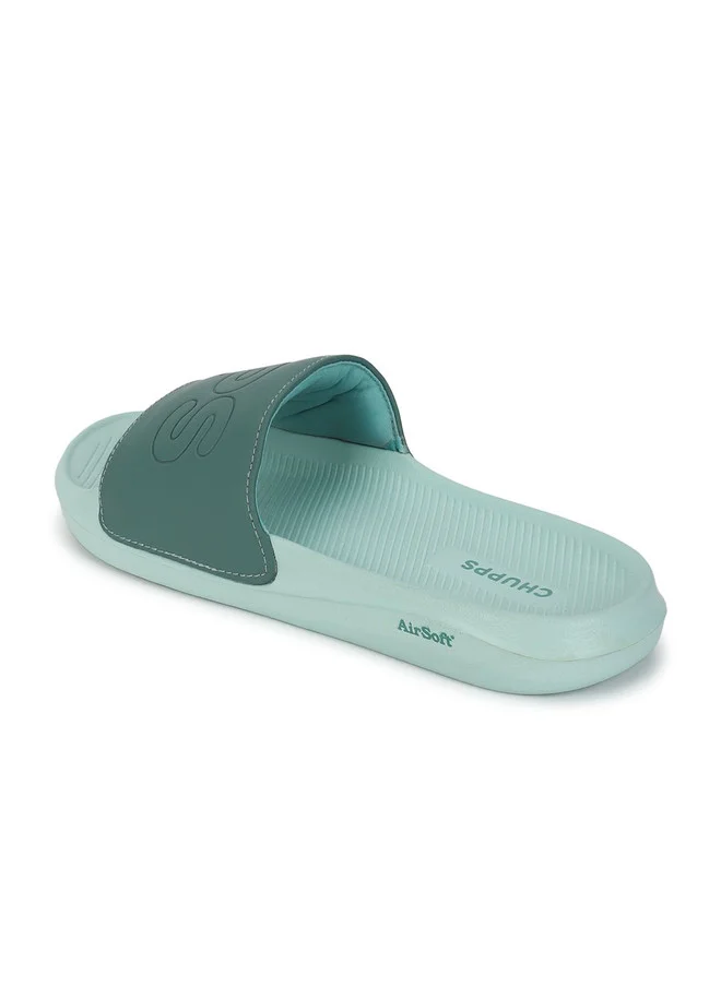 تشيبس CHUPPS Solid Lime Green Sliders for Men