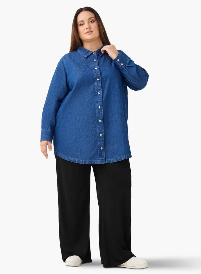 Ulla Popken Plus Size Ulla Popken Tencel Shirt