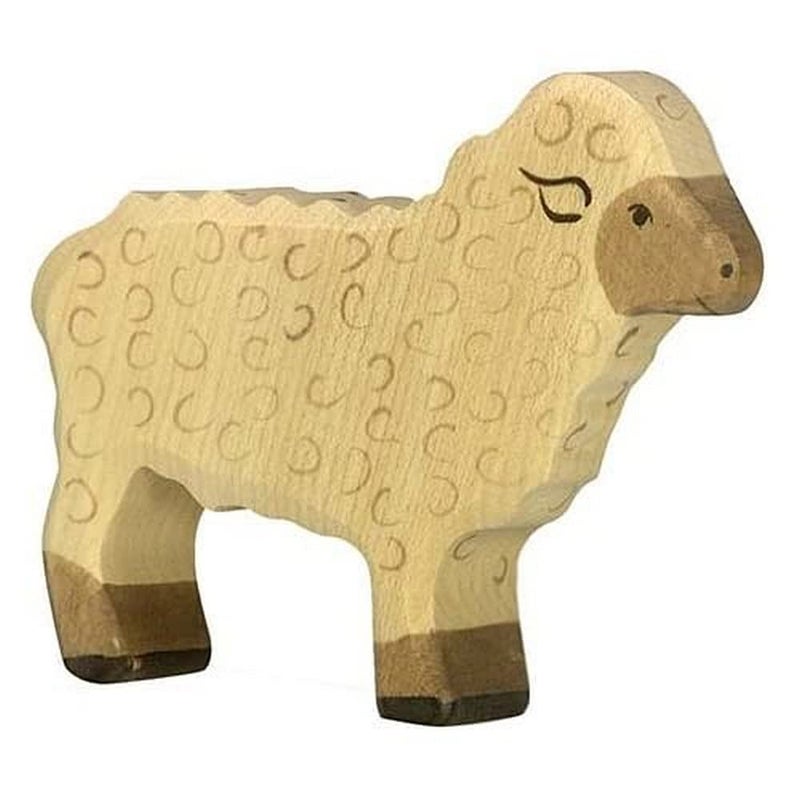 Holztiger Sheep Standing Toy Figure - Image 3