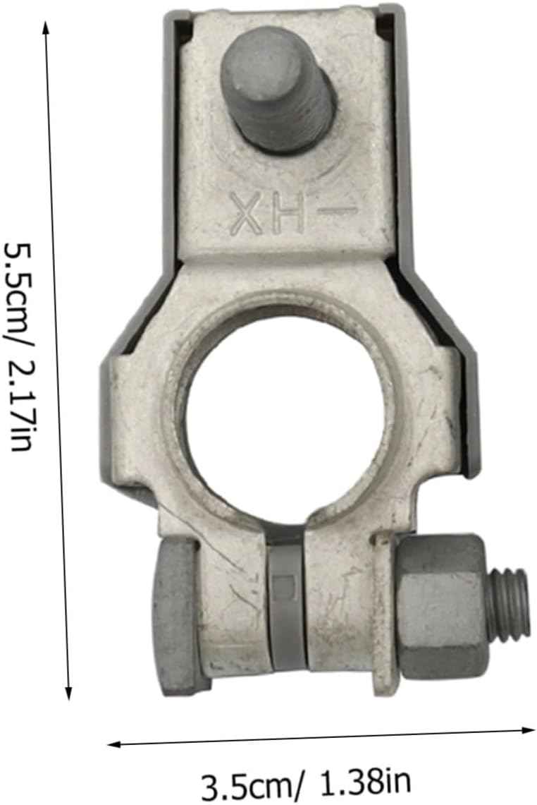 Vosarea 1Pair Vehicle Battery Terminal Connectors Tinned Clamp for Positive and Negative Posts Compact Design for Easy Installation and Storage Battery - Image 2
