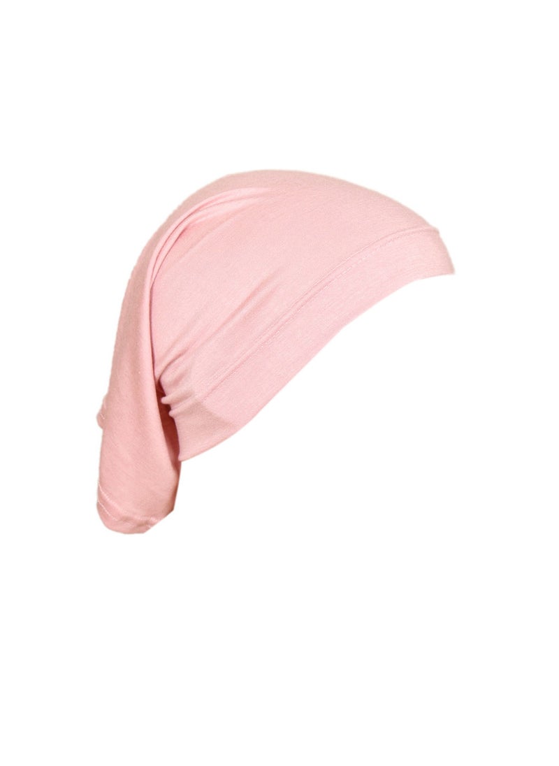 Generic Silky Cotton Beanie MSL09 Elastic Breathable Turban Cap 14# Snow Bud 
