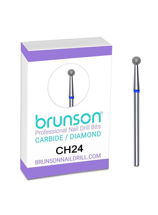 brunson Nail Drill Bits Diamond Cuticle Remover Nail Bits CH24 - Image 1
