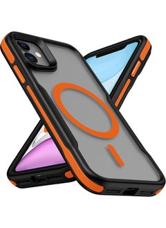 Coolacs Apple iPhone 11 Compatible Case Magsafe Wireless Charging Feature Stripe Design Case Cover  - Image 1