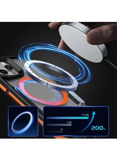 Coolacs Apple iPhone 11 Compatible Case Magsafe Wireless Charging Feature Stripe Design Case Cover  - Image 2