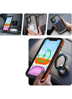 Coolacs Apple iPhone 11 Compatible Case Magsafe Wireless Charging Feature Stripe Design Case Cover  - Image 5