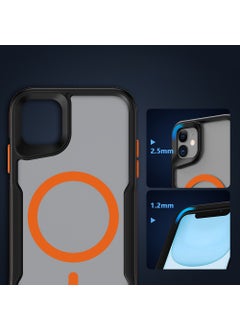 Coolacs Apple iPhone 11 Compatible Case Magsafe Wireless Charging Feature Stripe Design Case Cover  - Image 3