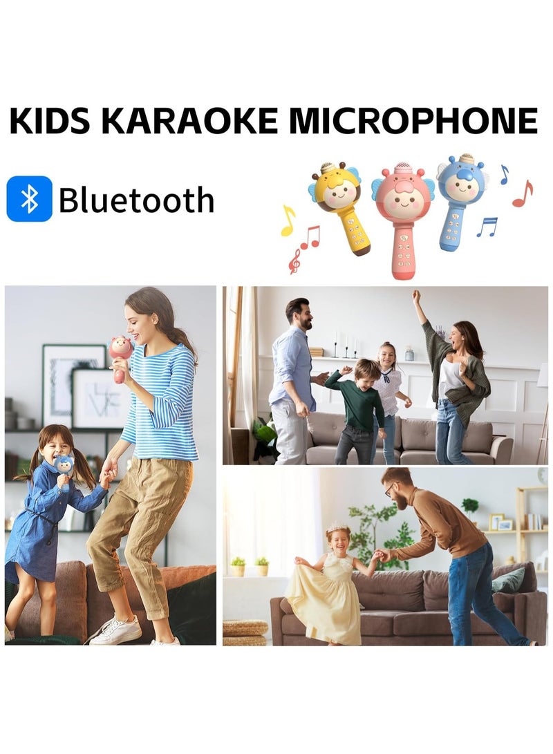 SYOSI Karaoke Microphone Music Toys Portable Bluetooth Speaker Singing Mic Wireless Karaoke Machine Party Music Toy Handheld Musical Toy for Christmas Birthday Gift - Image 4