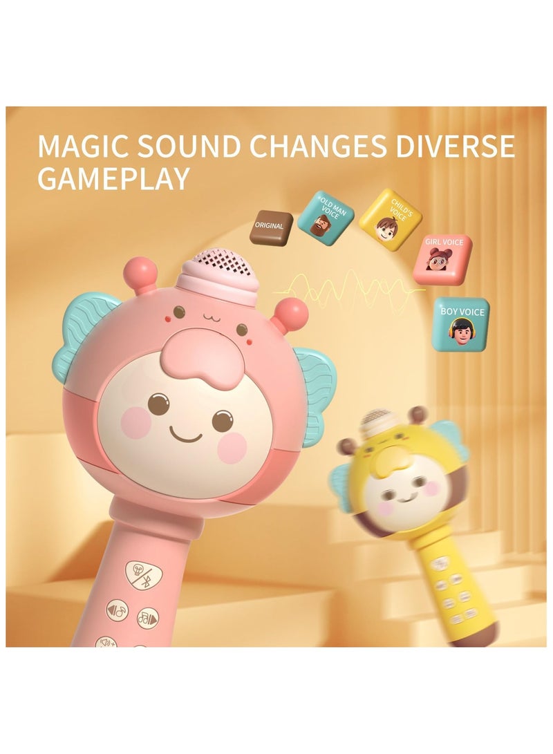 SYOSI Karaoke Microphone Music Toys Portable Bluetooth Speaker Singing Mic Wireless Karaoke Machine Party Music Toy Handheld Musical Toy for Christmas Birthday Gift - Image 5