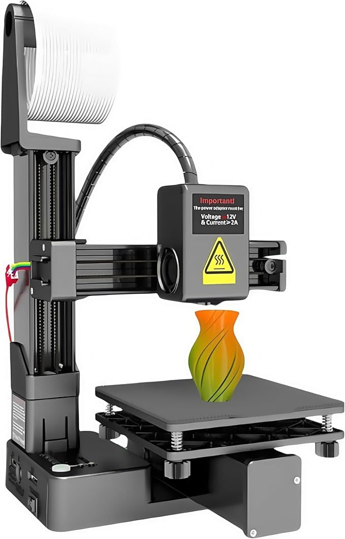 Mini 3D Printer For Kids Beginners One Click Printing Machine 100x100x100mm Supports PLA TPU Filament US Plug - Image 1