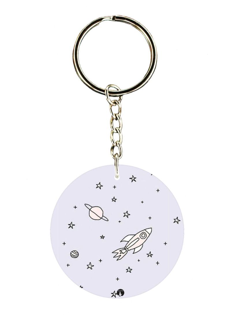 RKN Space Printed Keychain