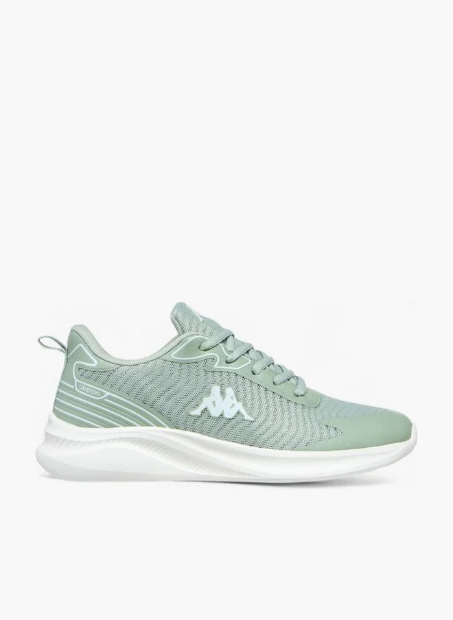 Kappa Women'S Logo Accent Lace-Up Sports Shoes With Pull Tab