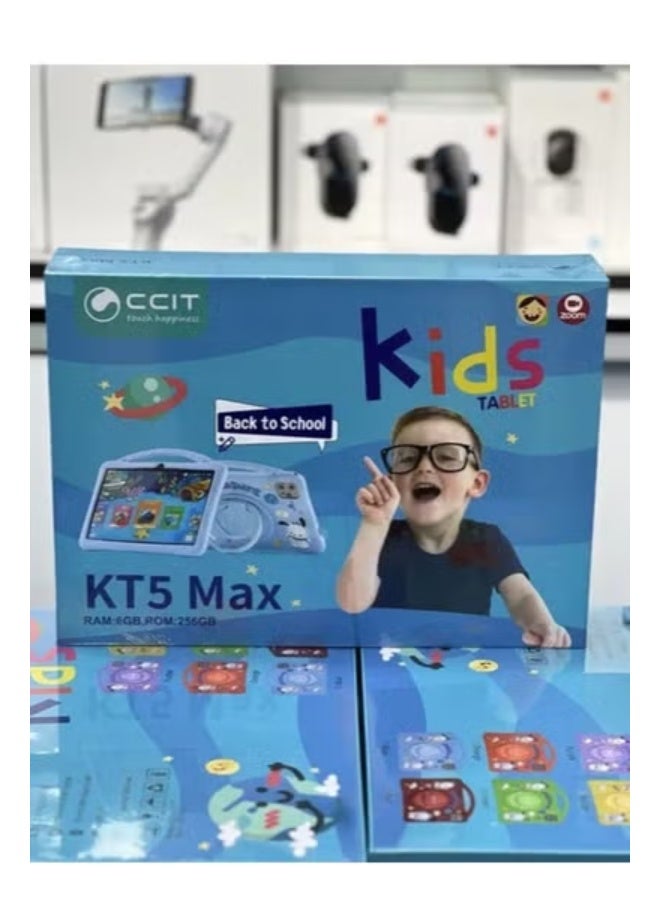 CCIT KT5 Max 10.1-Inch Android Tablet – Powerful Octa-Core Processor, 8GB RAM & 256GB ROM for Smooth Multitasking and Large Storage – Dual SIM 4G LTE + Wi-Fi Connectivity – 8000mAh Battery for Long Use – Includes Keyboard & Mouse – Elegant Gold Finish – Perfect for Study, Work & Entertainment - Image 3