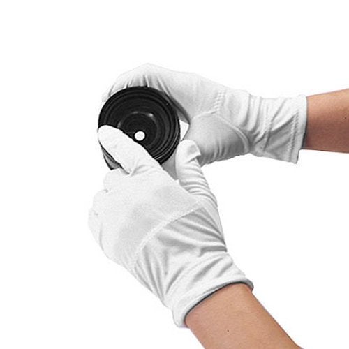 Matin Microfiber Gloves Dust Fingerprint Proof White for Lens Optics Jewelry