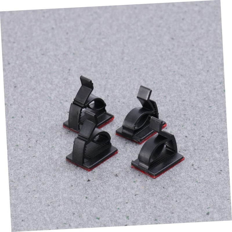100 Pcs Adjustable Self Adhesive Cable Clips for Desk Wire Cord Management Organizer - Image 5