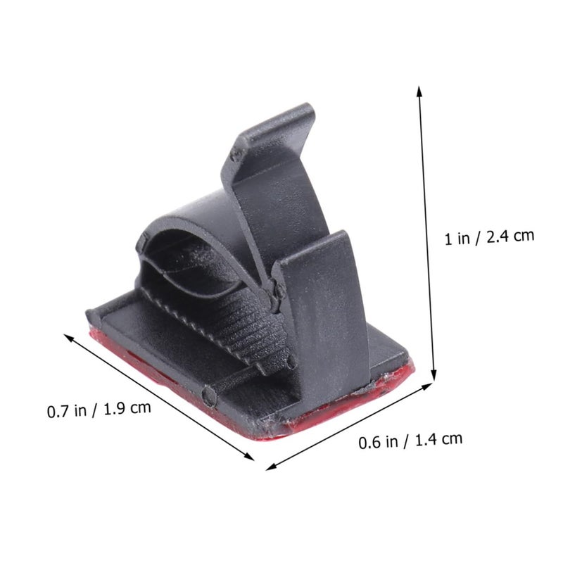 100 Pcs Adjustable Self Adhesive Cable Clips for Desk Wire Cord Management Organizer - Image 3