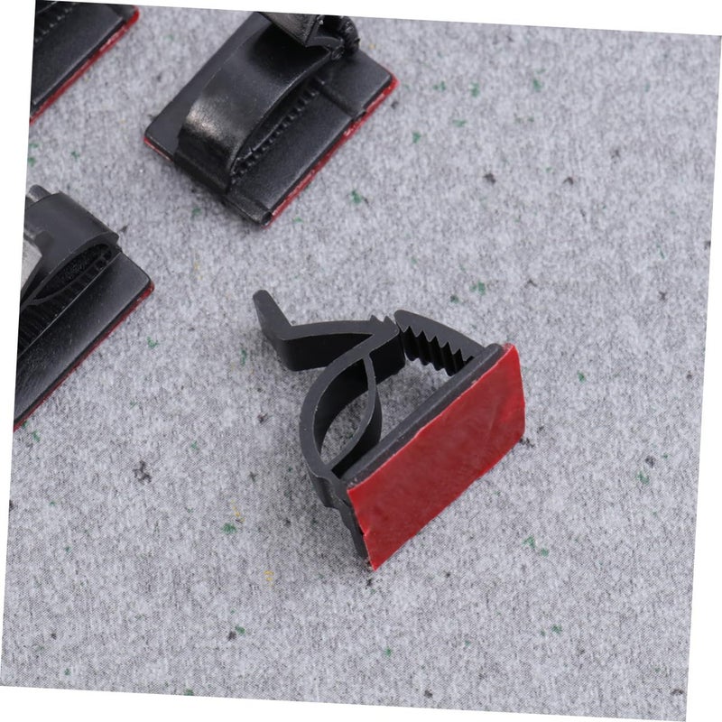 100 Pcs Adjustable Self Adhesive Cable Clips for Desk Wire Cord Management Organizer - Image 4