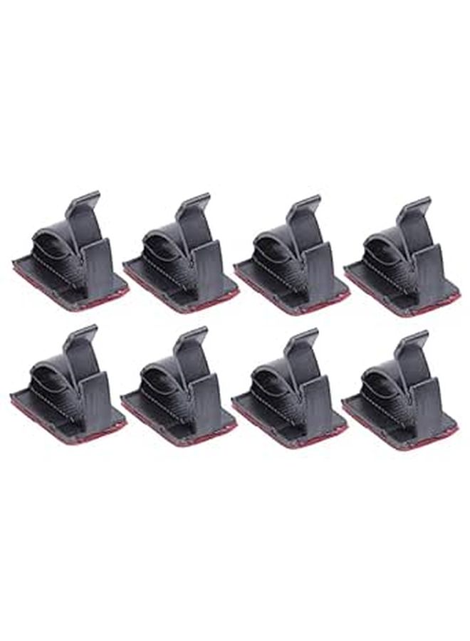 100 Pcs Adjustable Self Adhesive Cable Clips for Desk Wire Cord Management Organizer - Image 1