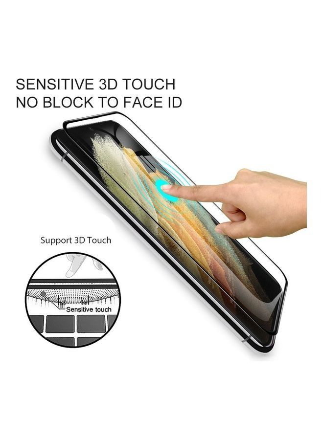 5D Curved Screen Protector Full Glue For Samsung Galaxy S21 Ultra 5G Clear - Image 3