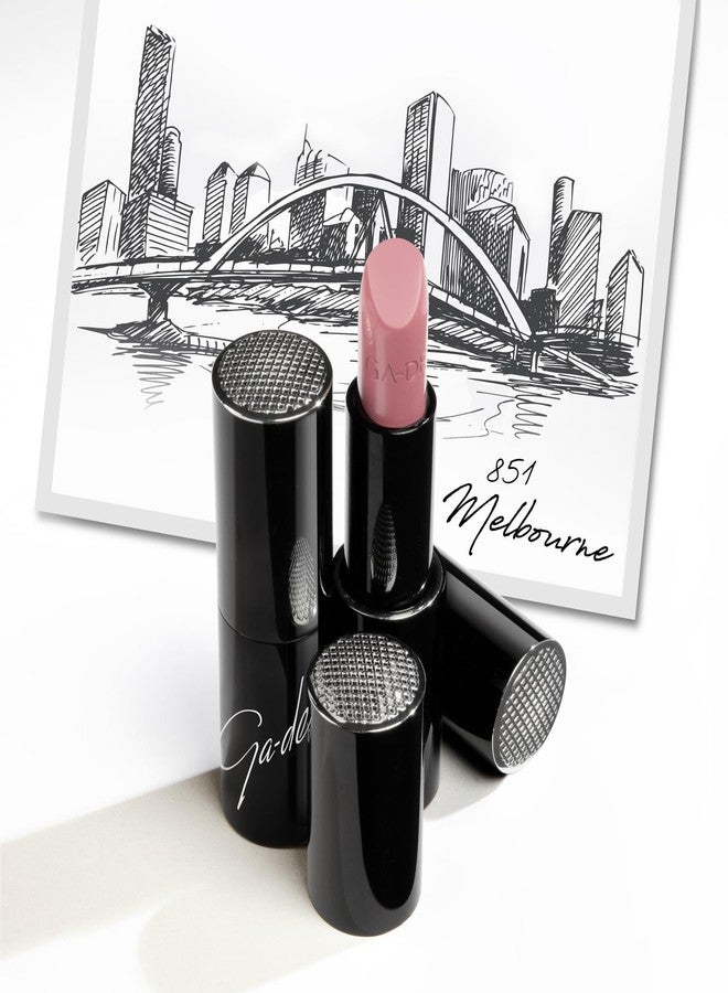 GA-DE Selfie Full Color Lipstick, 851 - Long Lasting High Pigment Lipstick with Argan Oil - Creamy Radiant Shine and Hydrating Benefits - 0.14 oz - Image 2