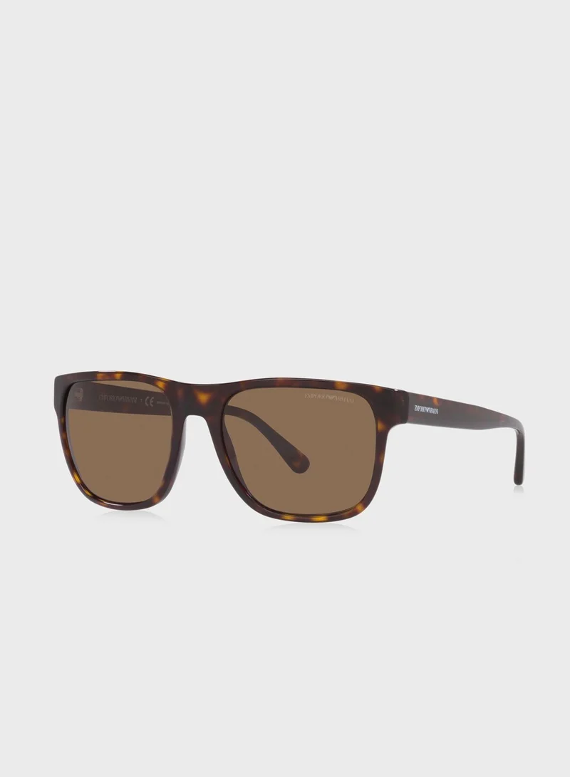 EMPORIO ARMANI 0Ea4163 Wayfarers Sunglasses