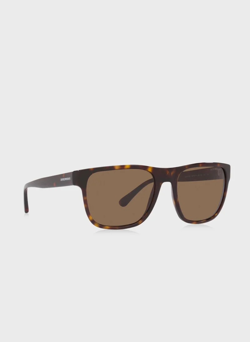 EMPORIO ARMANI 0Ea4163 Wayfarers Sunglasses