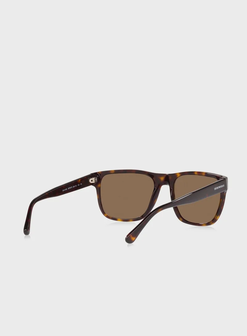 EMPORIO ARMANI 0Ea4163 Wayfarers Sunglasses