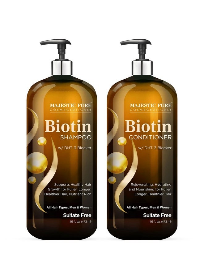 Biotin Shampoo And Conditioner Set With Dht Blocker Complex Hydrating Nourishing & Supporting Healthy Hair Growth Sulfate Free For Men & Women 16 Fl Oz Each - pzsku/ZBE2AC4AB13DA4AD41001Z/45/_/1696662696/216d6301-23f3-4766-9ad7-141dce41de7d