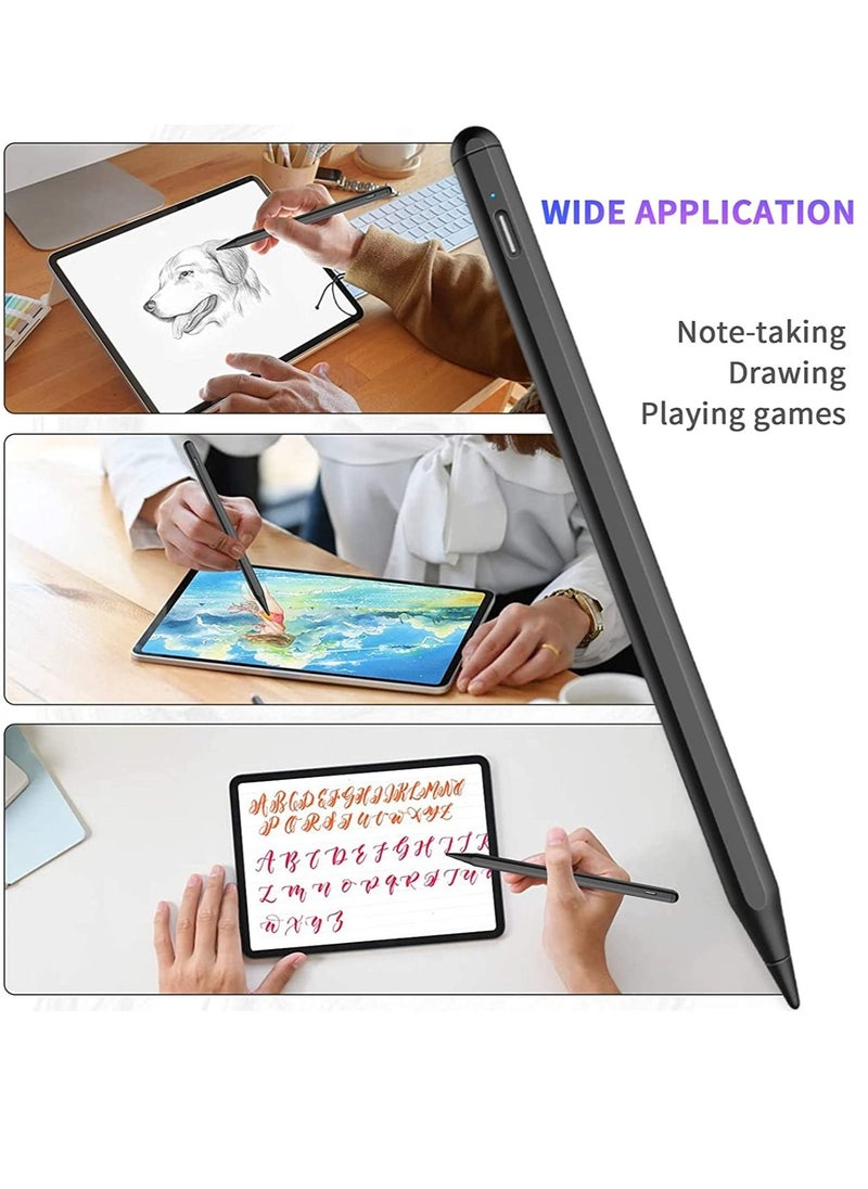 Stylus Pen for iPad 10th/9th/8th generation with Palm Rejection, Pencil for iPad Compatible with iPad Pro 11/iPad Pro 12.9/iPad 6th/7th/8th/9th/10th/iPad Mini 5th/6th/iPad Air 3rd/4th/5th