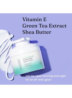 Urban Skin Rx ® Mega Moisture Illuminating Nighttime Face Cream : Combats Signs Of Aging Helps Prevent Dry Skin And Locks In Moisture Formulated With Vitamin E Green Tea & Shea Butter : 17 Oz  - Image 4