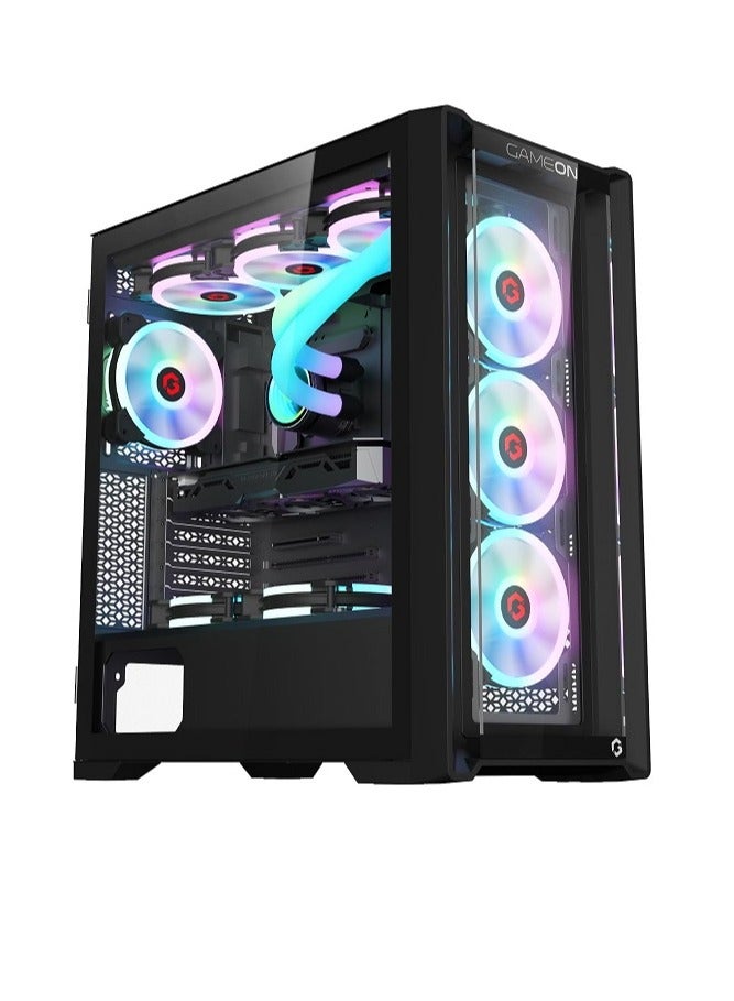 Generic BUDGET GAMING/WORKSTATION LIQUID COOLED TOWER PC: CORE I7 9700F Processor | RTX 3060 12GB GRAPHICS | 16GB RAM | 1TB NVME/SATA SSD | Windows 10 RGB - Image 1