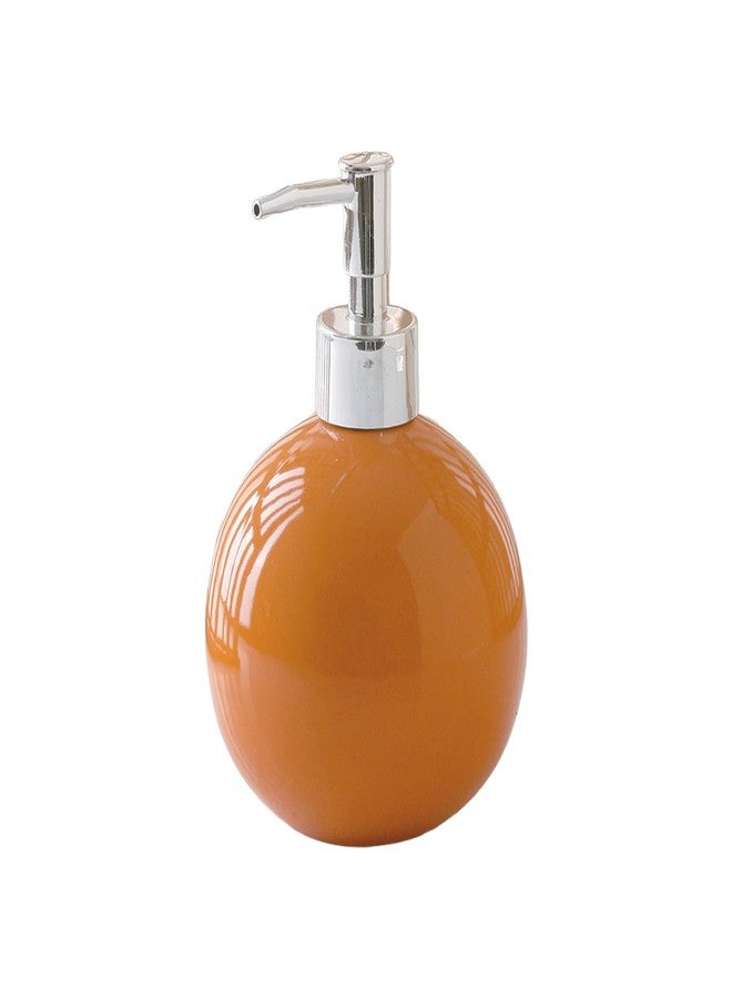 Fsocpen 18 Oz Ceramic Soap Dispenser with Rust Proof Pump,Ball Shaped Decorative Modern Minimalist Refillable Hand Lotion Pump Bottle,Hand Soap Dish Soap Dispenser for Kitchen Bathroom (Color 1) - Image 1