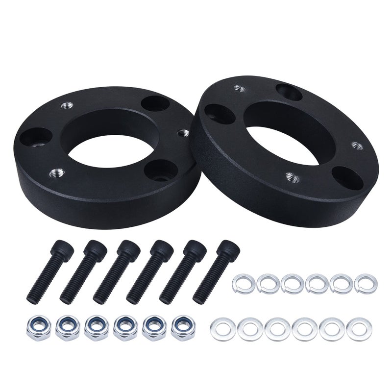 BDFHYK Front Leveling Kit for F150 2 2in Front Strut Spacers Compatible with 20042021 F150 4WD2WD 6061 T6 Aluminum Billet Strut Spacers