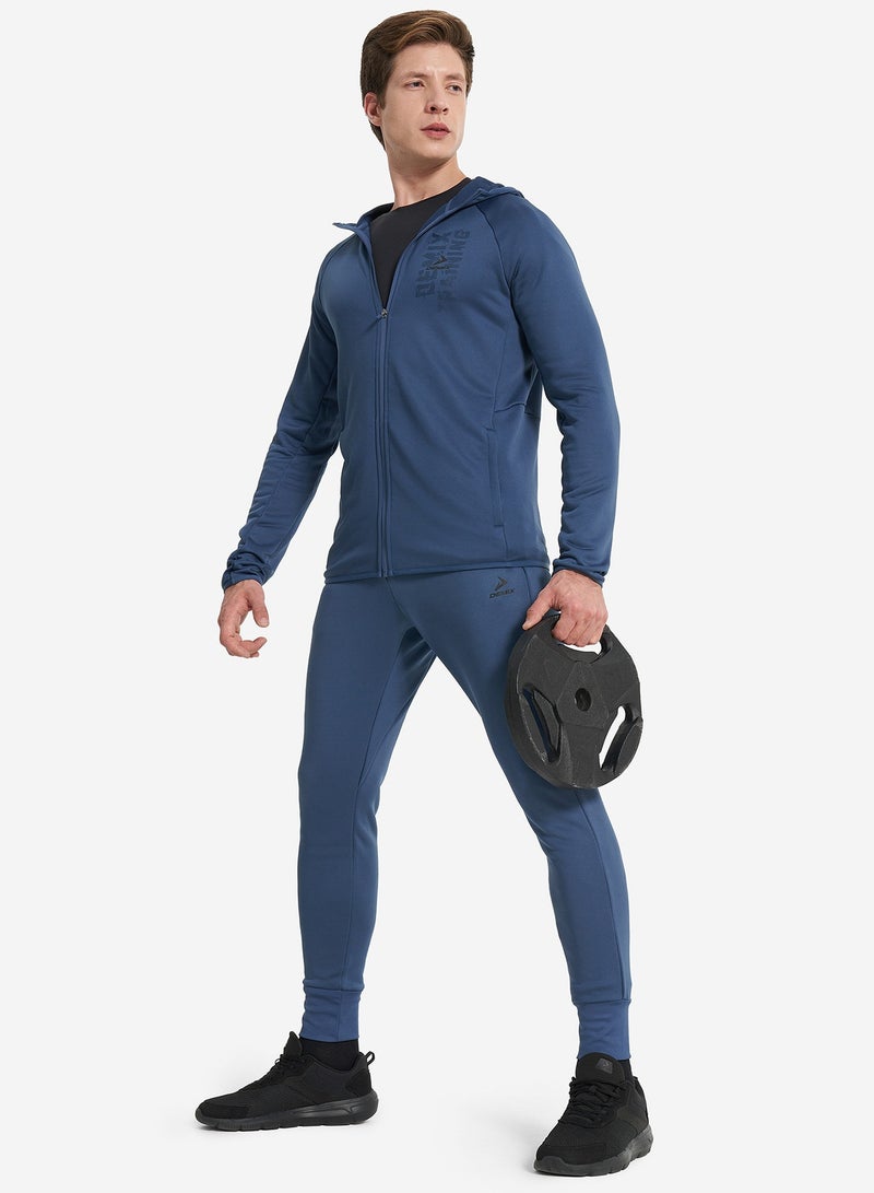 Demix Blue Sport Pants for Men - Athletic Workout Joggers, Quick-Dry, Lightweight & Breathable Gym Running Pants for Training, Fitness, Casual Wear, and Outdoor Sports  - Image 4