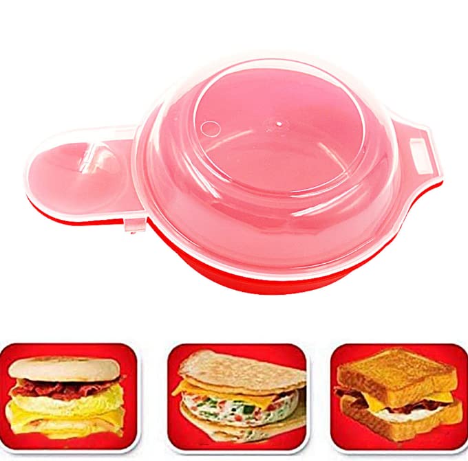 Liusm Microwave Egg Muffin Breakfast Sandwich Cooker For Make Egg in 1 Minute - Image 4