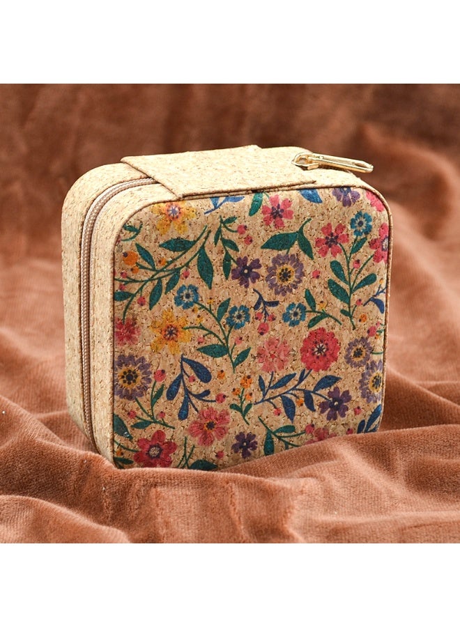 Handmade Sewing Needles and Thread Sewing Needles and Thread Box Kit, DIY Portable Storage and Accessories, Clothing Fixing and Maintenance, Handmade Sewing Needles, Suitable for Family Travel, 58 piece Heavy duty Sewing Kit with Sewing Machine Cutting Machine, Handmade Sewing Thread (Flower Sea Style) - Image 1