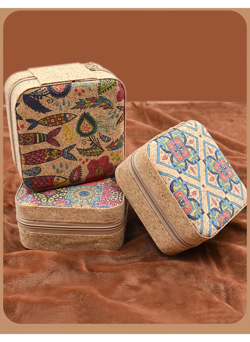 Handmade Sewing Needles and Thread Sewing Needles and Thread Box Kit, DIY Portable Storage and Accessories, Clothing Fixing and Maintenance, Handmade Sewing Needles, Suitable for Family Travel, 58 piece Heavy duty Sewing Kit with Sewing Machine Cutting Machine, Handmade Sewing Thread (Flower Sea Style) - Image 5