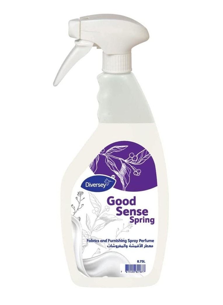 Diversey Good Sense Spring, Air and Furnishings Freshener,  750 ml 