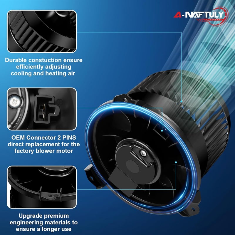 A-NAFTULY Rear HVAC Blower Motor Fan Replacement for Toyota and Lexus Models - Image 3