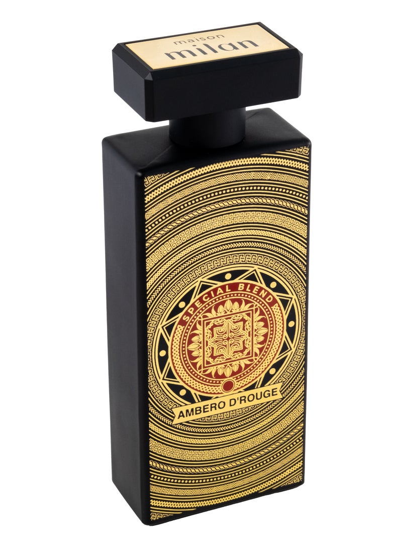 MAISON MILAN Ambero D'Rouge Unisex 100ml Luxury Perfume - Image 3