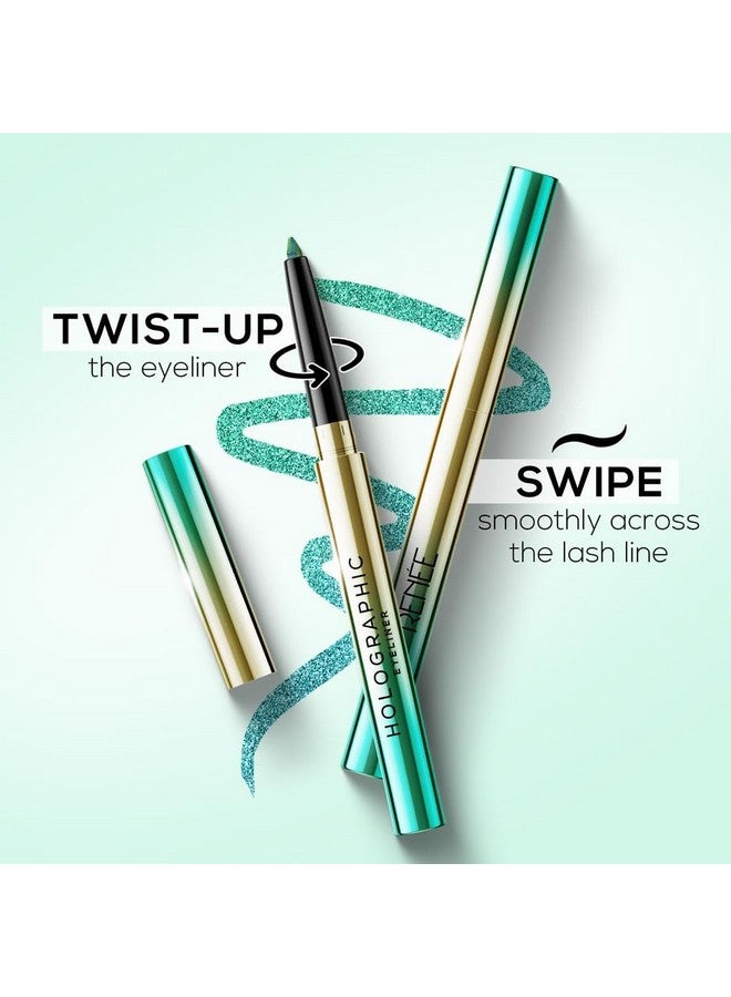 Renee Holographic Eyeliner, Smudge-Proof & Long-Lasting, Easy Glide & Quick-Drying Formula With Monochrome Effect, Intense Color Pay-Off, Infused With Vitamin E, 06 Mercury - Image 4