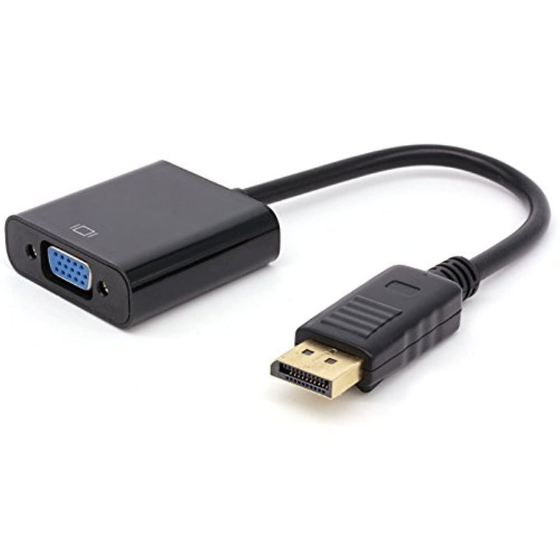 Dp to vga adapter cable male displayport dp to vga female cable converter adapter for projector dtv tv hdvd player 1080p