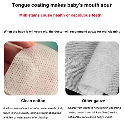 Serlife Baby Teeth Soft Gauze Infant Finger Clean Oral Toothbrush 120Pcs Infant Mouth Cleaner for 0-36 Months - Image 5