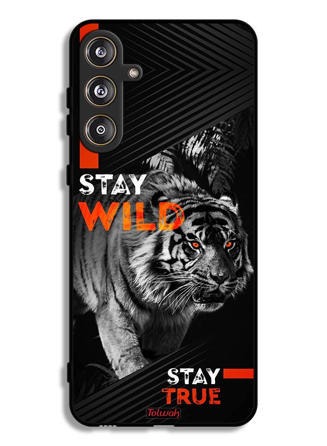 Tolwak Samsung Galaxy M55 5G Protective Case Cover Stay Wild Stay True  - Image 1