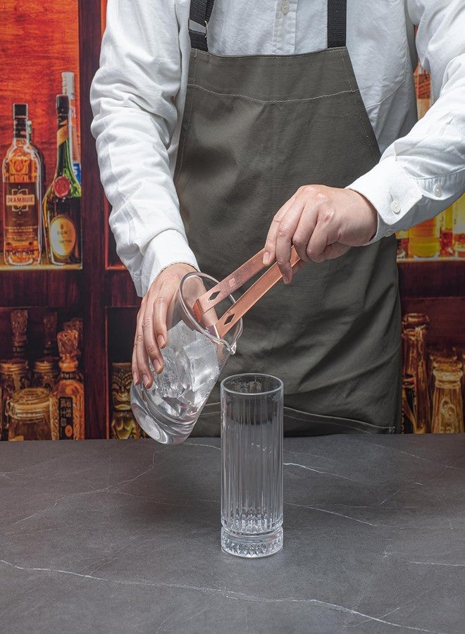 ProKitchen.Homes ProKitchen Stainless Steel Ice Tong Diamond for Cocktails - with Claw Grip Teeth, Ergonomic Grip Metal Tongs, Ice Picker for Bar and Home - Copper - Image 5