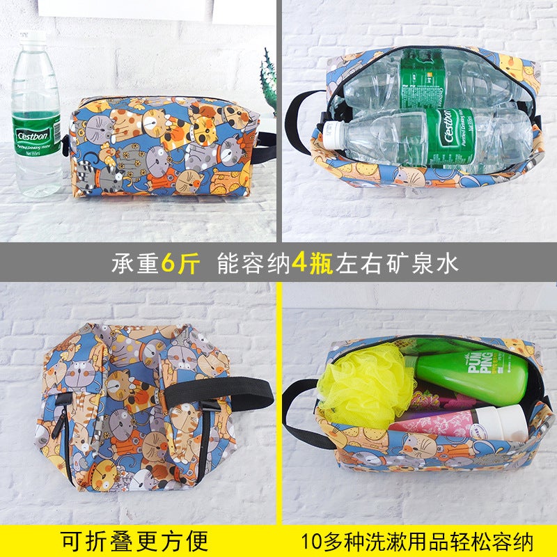 Cartoon Wash Bag Cute Travel Outdoor Bath Bag Cosmetic Bag Bath Basket Hand Bag Storage Bag Bath Bag Bath Basket - Image 4