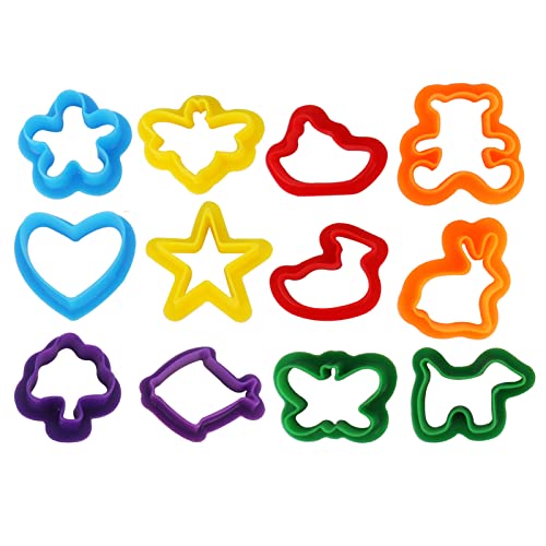Inxens Dough Tools Set for Kids Ages 2-4, 25pc Creative Play Accessories with Molds and Cutters, Non-Toxic Modeling Clay Toys for Toddlers Sensory Activities - Image 5