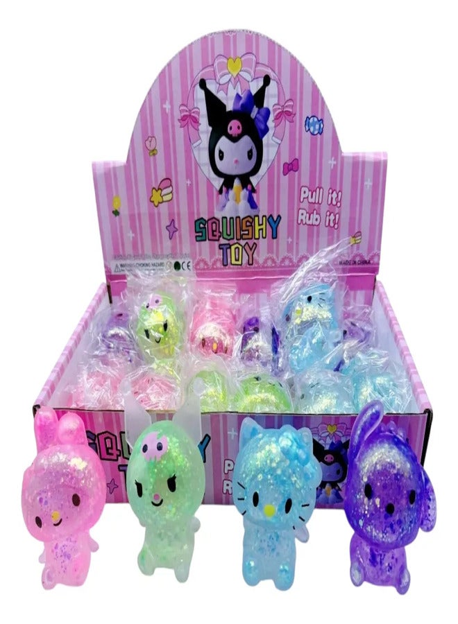 Squishy Sanrio Gel  Juguete Antiestres Bolo 6 pes