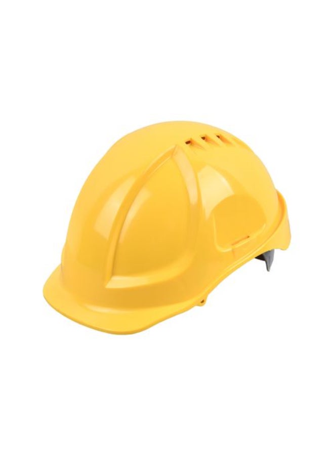 Tactix ABS Vented Impact Resistant Work Protection Safety Helmet Yellow 17 x 28 x 28 cm 492015