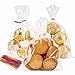 LOKQING LOKIQNG Cellophane Bags Plastic Treat Bag Clear Cookie Candy Bags with Twist Ties for Party Favor Bag100PACK4x6inch - Image 1