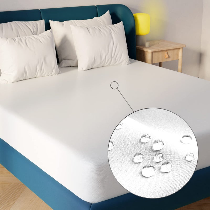 Niagara Waterproof Mattress Protector King 78x80 Cover Deep Pocket Breathable Noiseless 820Inches Bed Smooth Jersey Mattress Pad Cover Fully Ultra Thin Microfiber